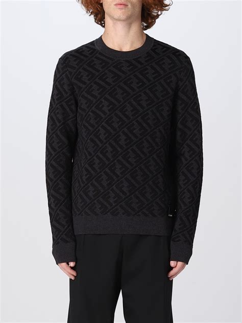 fendi black strap sweater